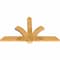 Ekena Millwork Redmond Rough Sawn Timber Gable Bracket, Western Red Cedar, 48"W x 28"H x 2"D x 4"F, 14/12 Pitch GBW048X28X0204RED00RWR - alternate 4